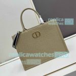 Replica CD Di0r Book Tote Bag Large Size Khaki Color